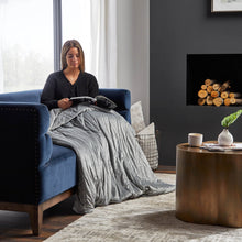 Load image into Gallery viewer, how to wash a weighted blanket