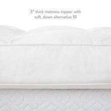 Load image into Gallery viewer, 3&quot; down alternative mattress topper
