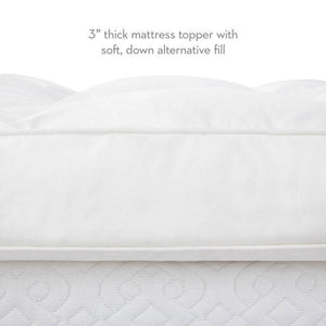 3" down alternative mattress topper